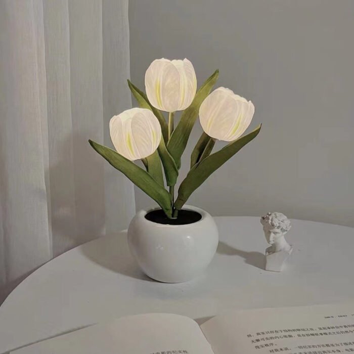 Tulip Flower LED Night Light - Perfect Gift for Kids and Girls